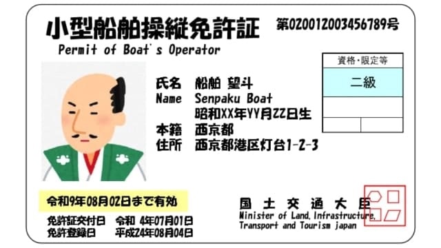 小型船舶操縦免許更新1